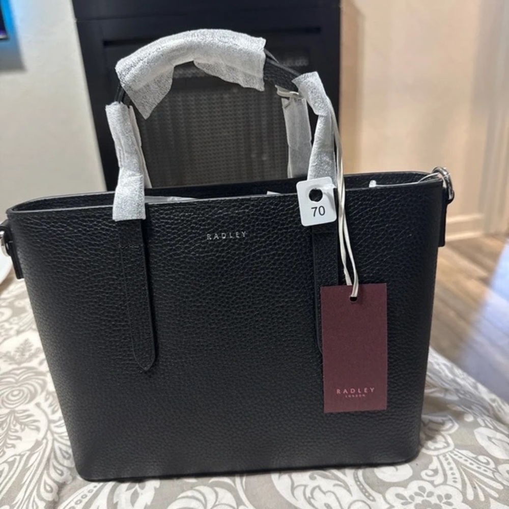 RADLEY LONDON Black Leather Satchel